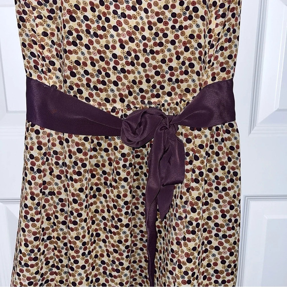 Nick & Mo Anthropology Festival Retro Look Boho Dress Attached Sash Size 30/11 - Picture 7 of 8